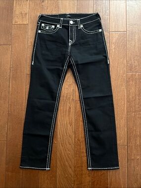 RICKY STRAIGHT LEG - TRUE RELIGION PANTS STRIPPED STICHING
